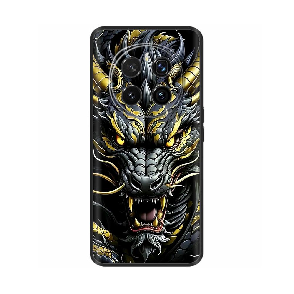 Soft Silicone Cover For Honor Magic7 Magic 7 Pro Magic6 5 Lite Case Cool Fashion Dragon Lion Soft Silicon Shockproof Back Cover