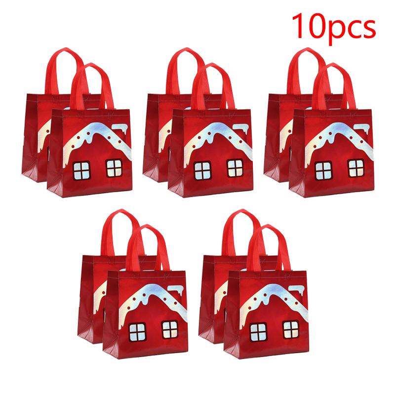 

10/20pcs Christmas Gift Wrapping Bags, Perfect For Birthdays, Anniversaries, And Holiday Gift Exchanges, Christmas Gift Bags
