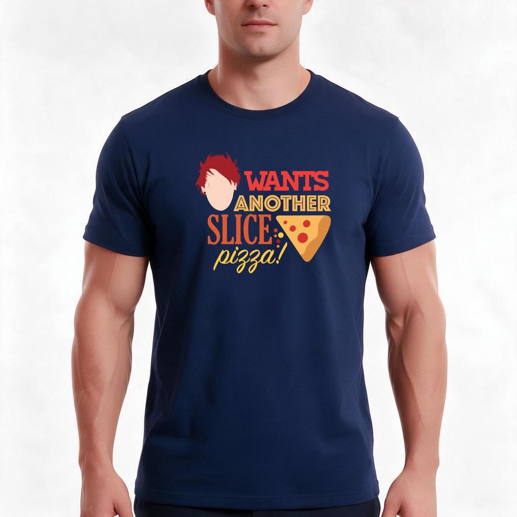 Michael Wants Another Slice TShirt Summer Casual Cotton Tee Oversized Streetwear Tops Vintage Graphic Print 100 Cotton