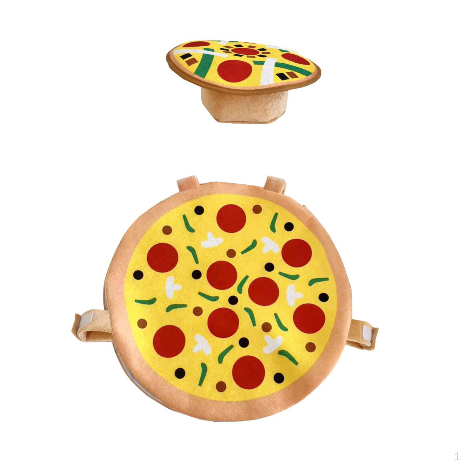 

Хэллоуин Костюм Пиццы Шляпа Набор Мультяшный Смешной Наряд для Праздничной Ролевой Игры for Kids