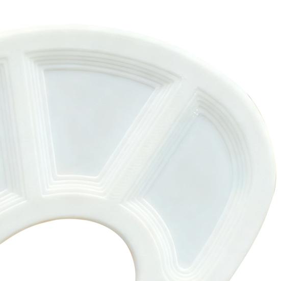 Handheld Color Palette Plastic Makeup Painting Palette Tray Portable Color Mixing Tray for Watercolor