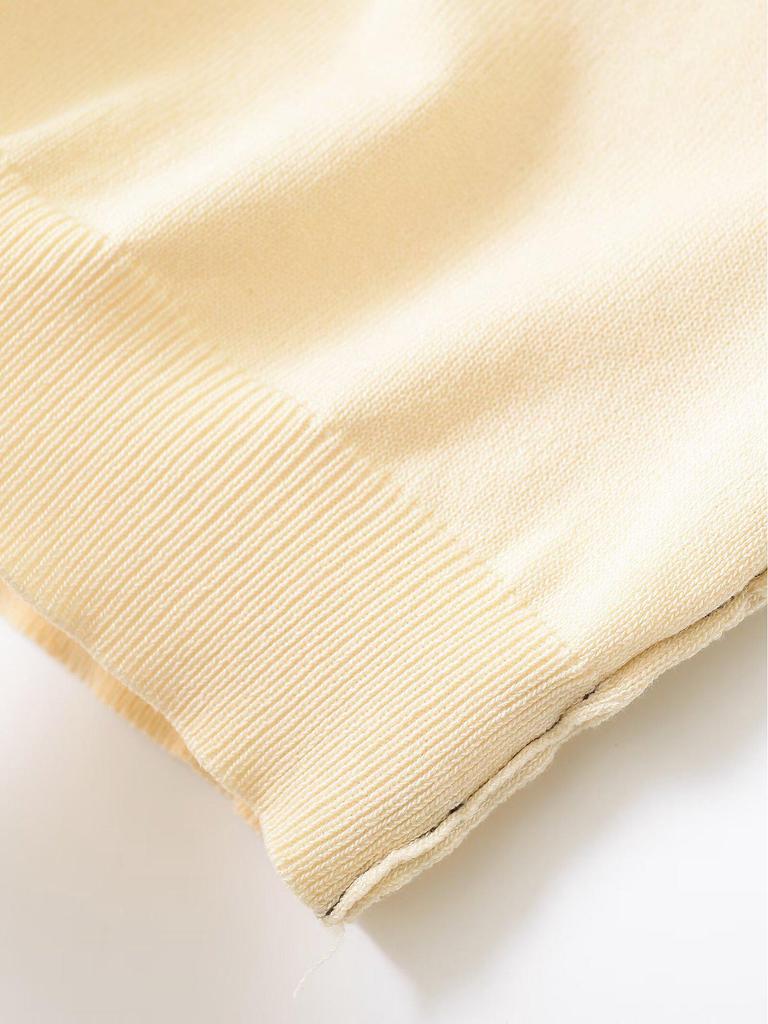 2025 Spring Women's Fashion: Versatile European & American Style Knitted Top - Short Sleeve