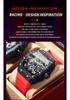 Binbang Men's Silicone Barrel Luminous Fashion Sports Watch