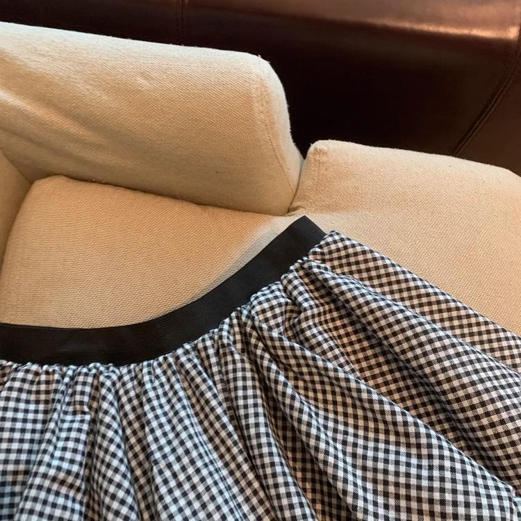 Petite A-line White Fluffy High Waist Mini Skirt Shorts for Women - Summer Anti-Exposure Design