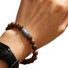 Exquisite Ethnic Sandalwood Amber Multi-strand Prayer Beads Bracelet for Women
