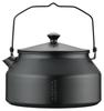 CAMPING MOON Stainless Steel Kettle, Mini Kettle, Pot, for Open Fire, Camping Kettle, One-Piece Molded Stainless Steel 304, Black, 1.0L, BKSW-1