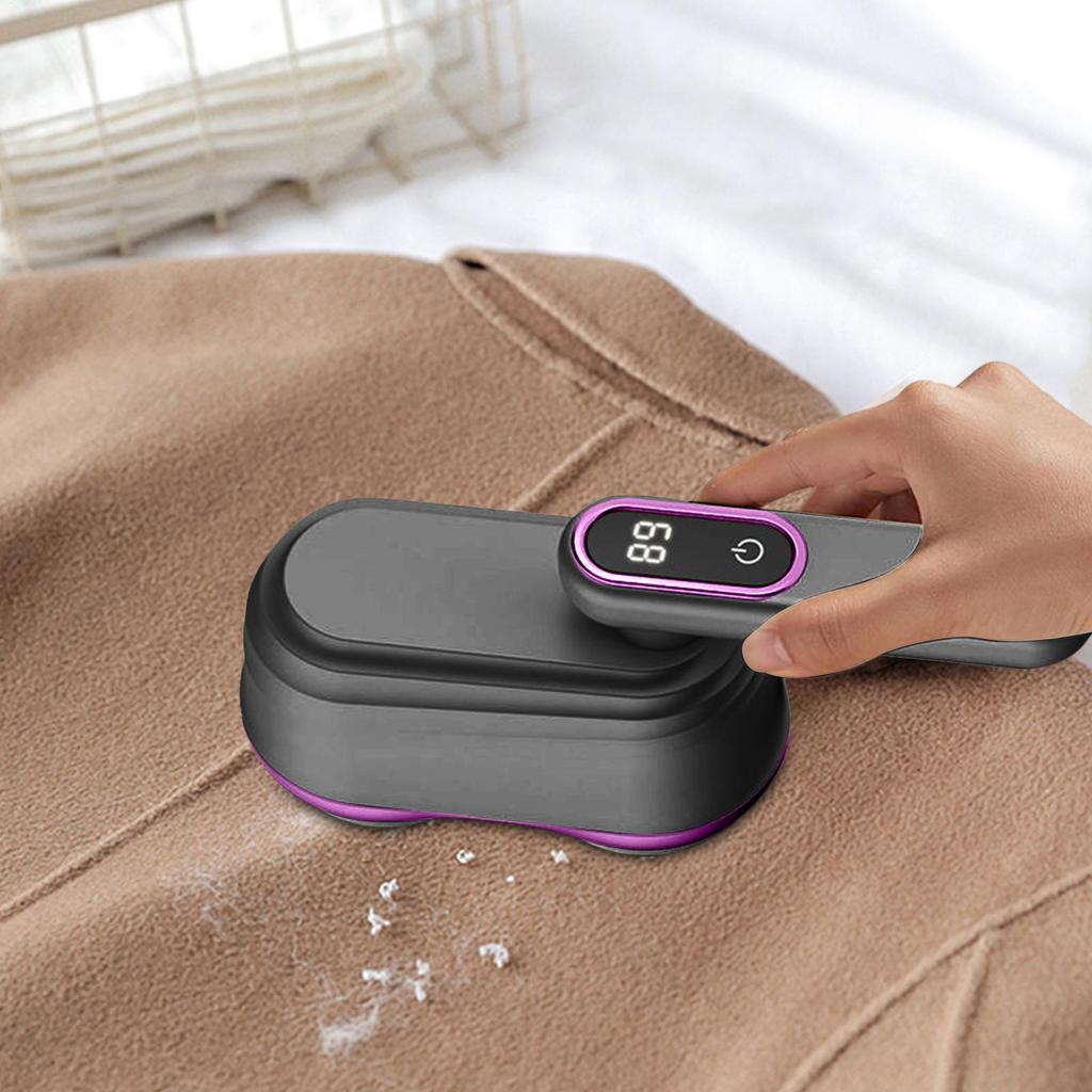 Fabric Shaver For Furniture Rechargeable Electric Couch Shaver With Double Head Household Supplies For Daily Rug Clothing Carpet