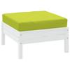 Pallet Cushion Neon Green 60x60x9.5 Cm Oxford Fabric