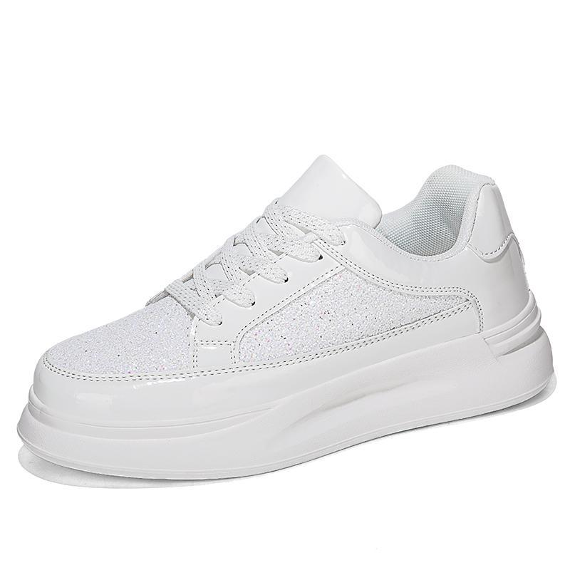 Herrenschuhe neue erhöhte Plattform Student weiße Schuhe trendige Sportarten rutschfest wasserdicht Board Schuhe vielseitige Paarschuhe