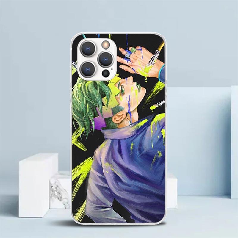 JoJo Adventure Rohan Kishibe Phone Case For IPhone 16 17 Air 16E 15 14 Plus 13 Mini 12 11 Pro Max 7 8 + SE 2020 Soft TPU Back Co
