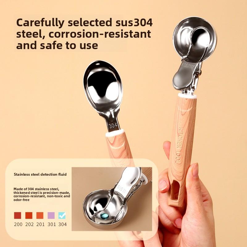 Creative Multifunctional Pop-up Ice Cream Fruit Ball Scoop