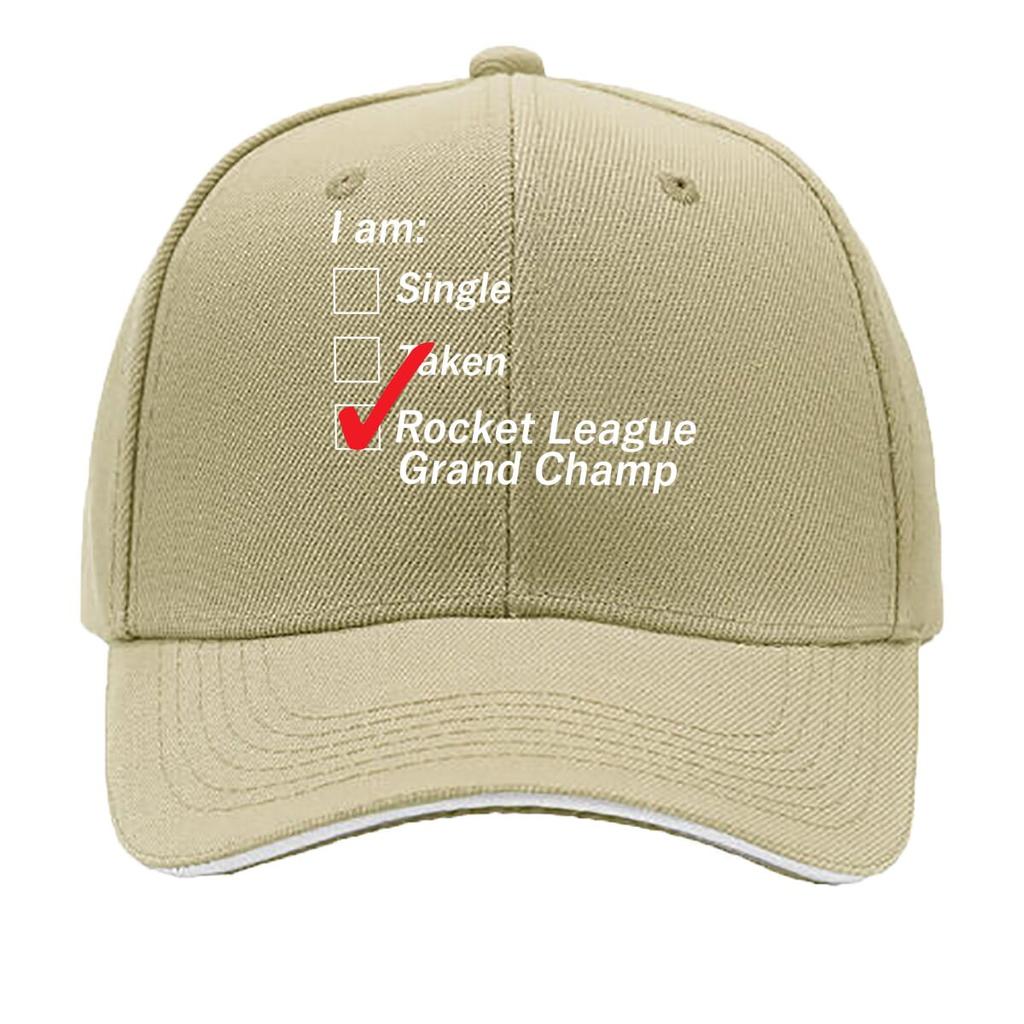 A Humorous Design with I Am Rocket League Grand Champ Text, Adding a Touch of Gaming Pride Sandwich Baseball Cap