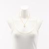 Used CELINE Triomphe Necklace Gold Plated Rhinestone Gold Clear Used