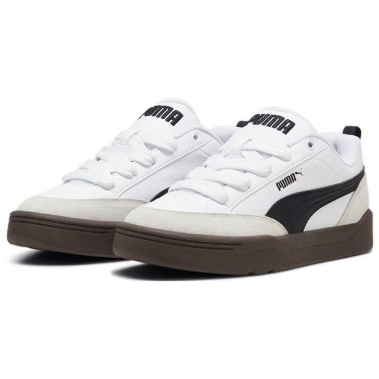 Puma Park Lifestyle Casual Low-Top Sneakers Unisex Sneakers White Gray Black 397262-01