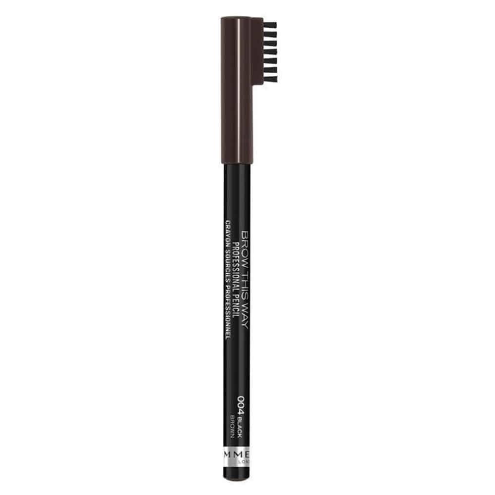 

Rimmel Brow This Way Professional Pencil 004 Black Brown