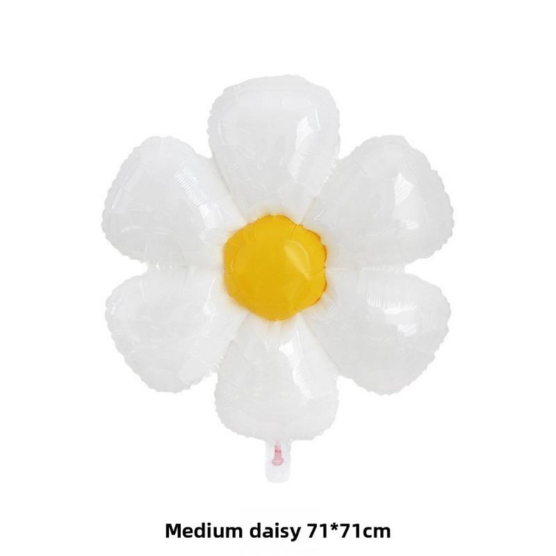 Flower Balloons, Daisies, Sunflowers, Smiling Face Balloons, Ground Promotion, Setting Up Stalls, Holding Balloons, Birthday Decorations, Photo Props