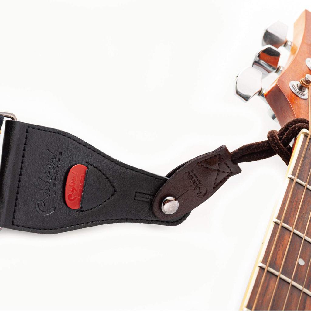 STRAPS Acoustic Guitar Neck Strap LINK PRO Brown RightOn!