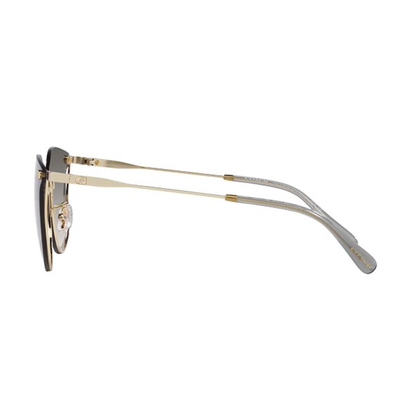 COACH Simple Alloy Irregular Shape Sunglasses Women's