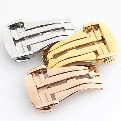 Uhrenarmband 16 mm, 18 mm, 20 mm, Edelstahl-Uhrenschnalle für Omega, Lederband, Leder, Gummiband, Metallfaltschließe, Zubehör, Werkzeuge
