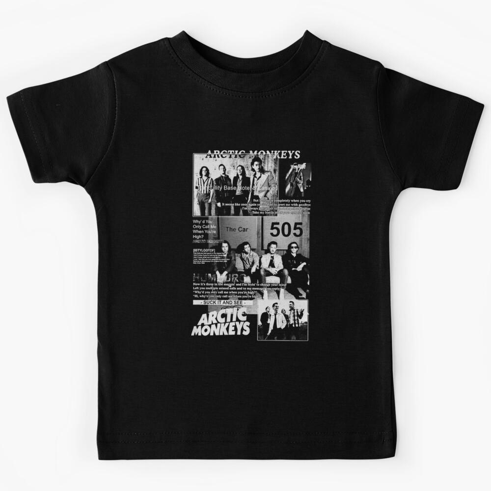 Arctic Monkeys 90S Vintage Rock Pop Music Band Kids T-Shirt 130