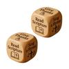 Wooden Quilting Decision Dice Office Stress-Relief Dice Funny Desk Work Dice Handmade Gag Gifts