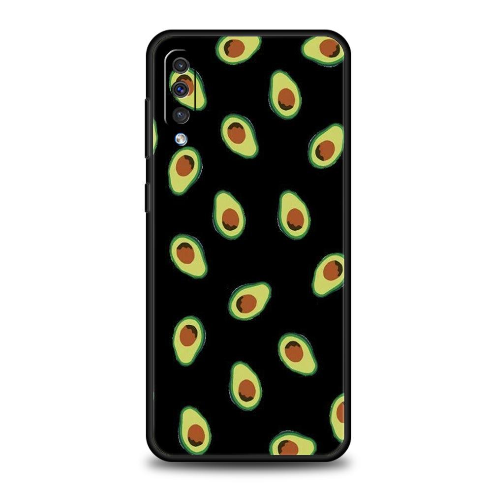 Cute Avocado Phone Case for Samsung Galaxy A56 A36 A26 A16 A34 A24 A42 A22 A20 A12 A40 A30 A10 5G Soft TPU Cover Shell Funda Bag