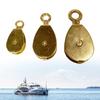 Marine Grade Copper Pulley Sheave Wheel Suitable for Sailboats and Fishing Vessels Corrosion Resistant Heavy Duty Design