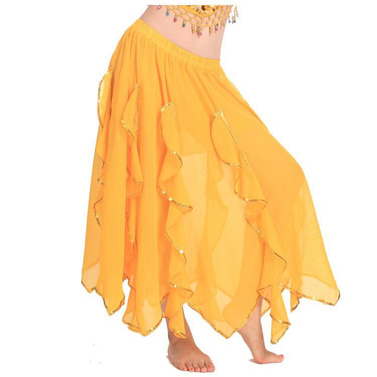 Kostiumy do tańca dla kobiet Urocza indyjska spódnica do tańca brzucha Bollywood