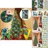 Christmas Dinosaur Letter Ornaments With Countdown Calendar For Holiday Decor And Gift Giving