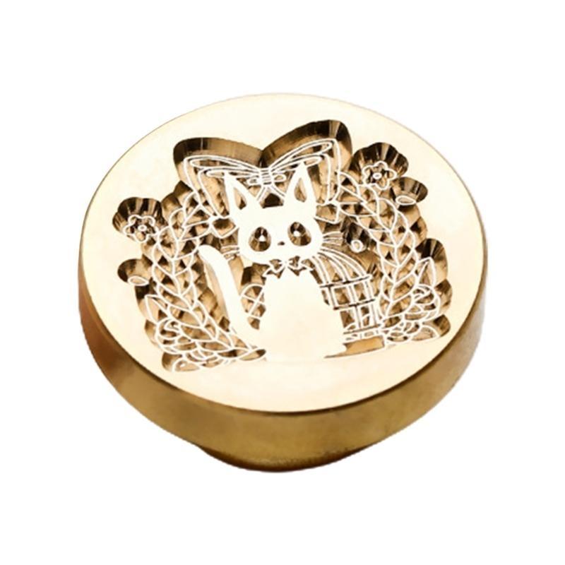 Lovely Seal Wax Stamp Replacement Cute Cartoon Character for Girls Scrapbooking Wax Seal Stamp Brass Head top sale