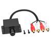 Autozesilovač Audio Basy RCA Úroveň Dálkové Ovládání Hlasitosti Knoflík LC-1 Univerzální
