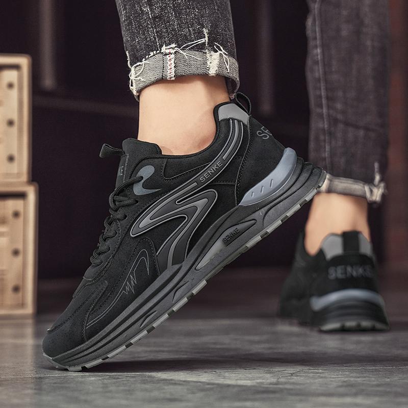 Men's Fashion Casual Low Top Skateboarding Shoes Boys Comfortable Sneakers Male Students Trending Soft Sole Classic Breathable Gym Non-slip