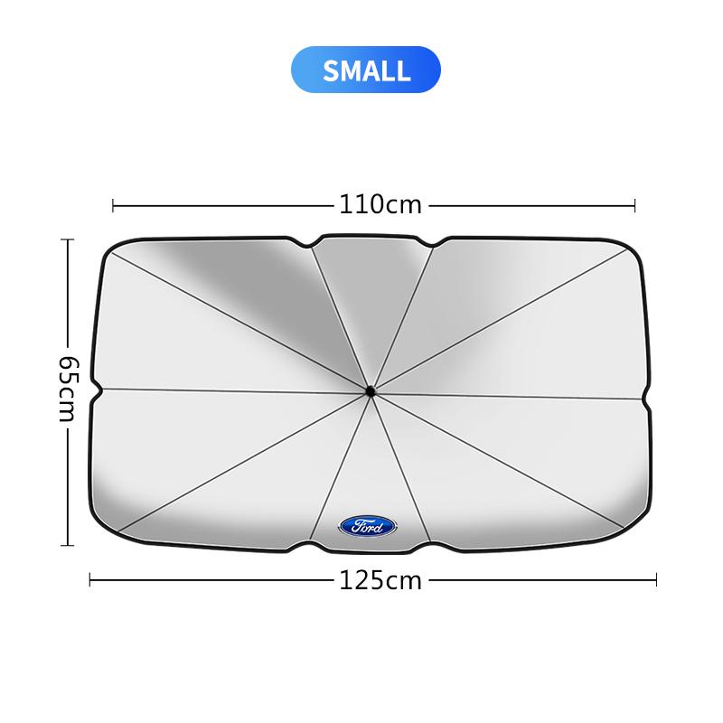 

Automobile Windshield Sun Umbrella Sun Visor For Heat Insulation Shade Prot For Ford Fiesta Mondeo Fusion Explorer Escape Shelby