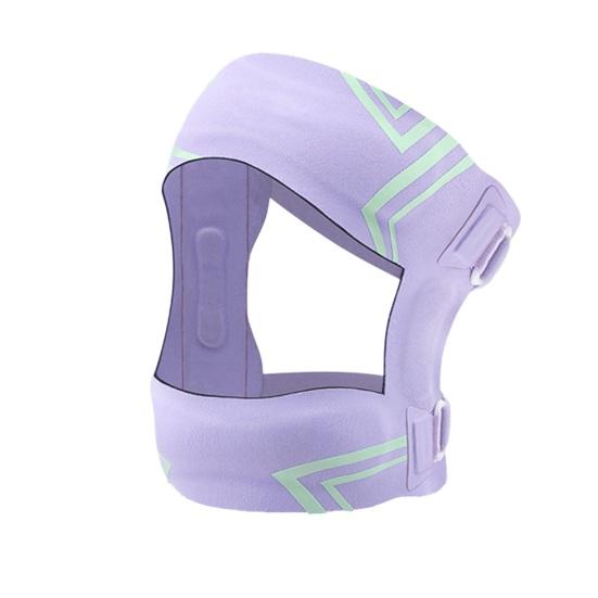 

Поддерживающий ремень для надколенника с боковыми стабилизаторами и двойными силиконовыми подушечками для надколенника фиолетовый