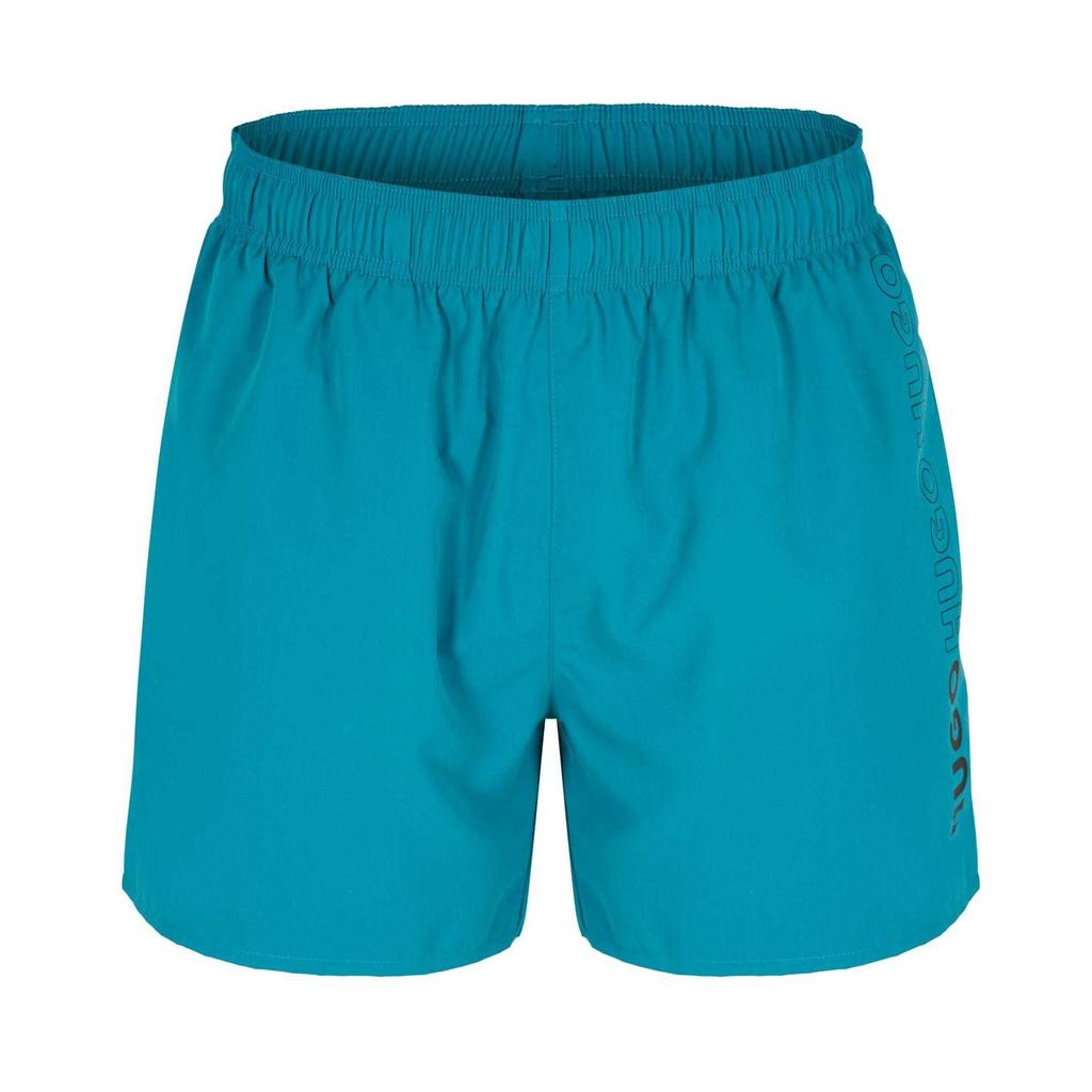 Hugo Mens Tiki Vertical Logo Swim Shorts