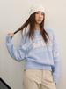 Bb' BENETTON Pattern Round Knit (Sky Blue)