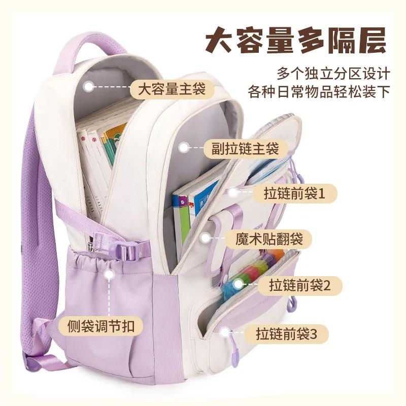 Multi-layer Waterproof Backpack Oxford Large-capacity Commuter Student Backpack Schoolbag College Book Bag Schoolbag For Teenage
