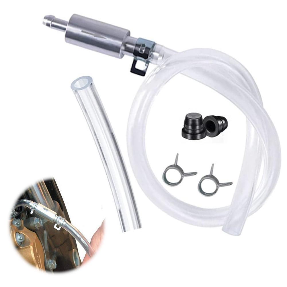 Motorcycle Fuel Pipe Hydraulic Brake Discharge Pipe Bleeder Tool Extraction Brake Parts Way Oil One Motor U2u7