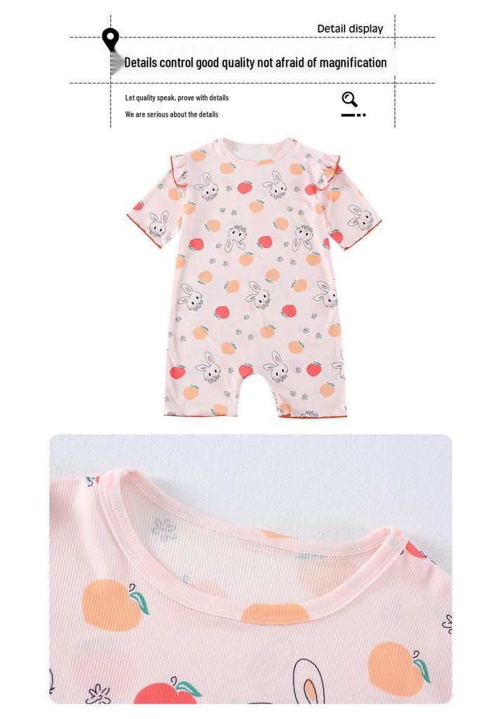 Sommer-Mädchen-Cartoon-Modal-Kurzarm-Pyjama