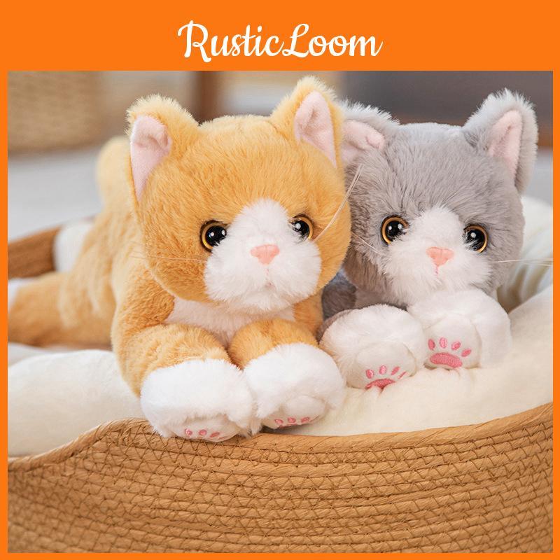 Plush Doll Cat Orange Cat Cloth Doll Cute Little Cat Healing Children Gift