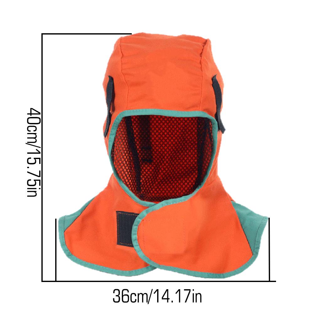 Breathable Welding Hat Headgear Washable Protection Hood Flame Retardant Helmet for Welder Breathable Welding Hat Headgear
