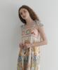 Jyudiaenpol Sunshine Paisley Flare Dress