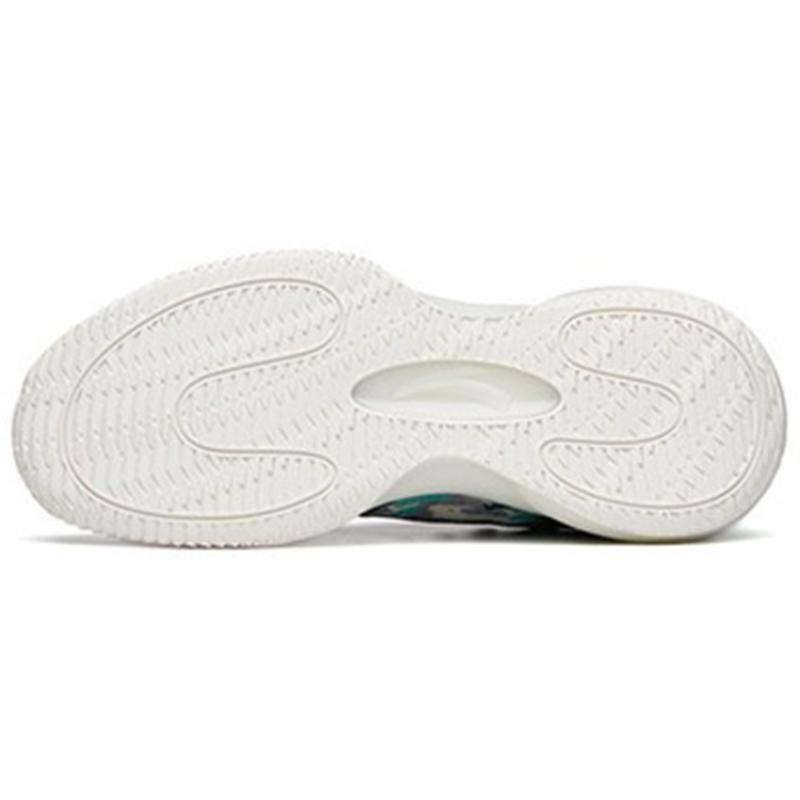 Anta Cushioning Anti-Slip And Wear-Resistant Low-Top Performance Basketball Shoes Men's White Green Black Sneakers 112211615-4