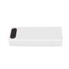 L20 18650 Battery Holder 10W DIY Mobile Power Bank Case Portable Battery Charger with LCD Display for 20 BatteriesWhite