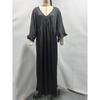 Summer Women's Fashion Casual Satin Ruffle Sleeve Ruched Long Maxi Dress for European American