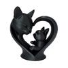 Mother and Child Cats Statues Animal Sculptures Cats Figurines Ornament for Living Room,Bookshelf,Side Table Decorations