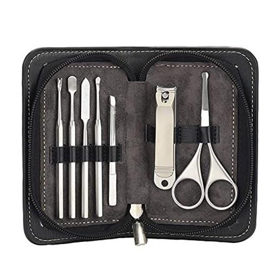 7-piece Nail Clipper Kit Care Pedicure Scissors Pincher Pick Utility Art Manicure Set Tools