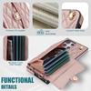 Crossbody Wallet Phone Case for Samsung Galaxy S25 S24 S23 S22 Plus Note 20 Ultra S21 FE A16 A15 A55 A35 A54 Card Holder Cover