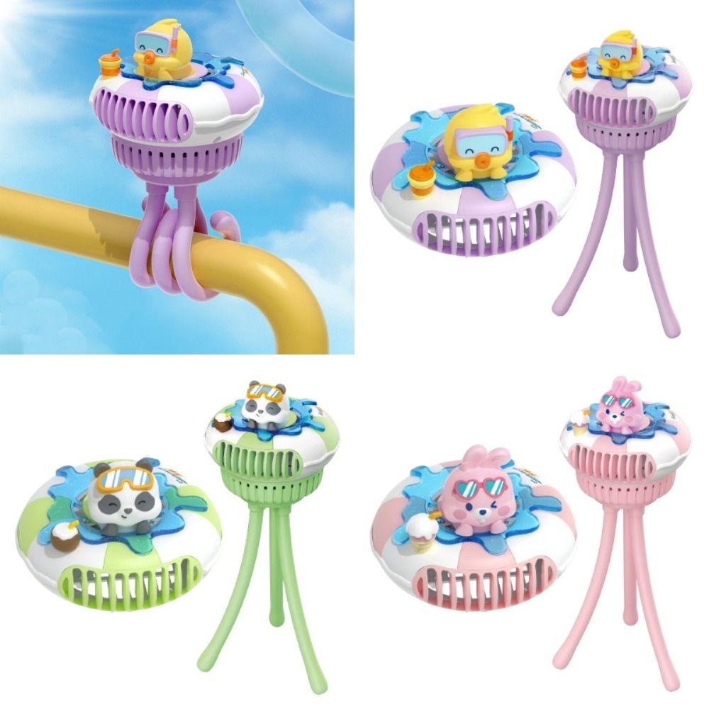 Octopus Portable Baby Stroller Fan USB Rechargeable Handheld Electric Fan Outdoor Small Fan  Home