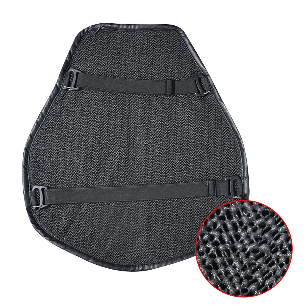 Foldable Motorcycle Gel Seat Cushion 3D Honeycomb Structure Shock Breathable Motorcycle Gel Seat Pad Gel Cushion for Seat